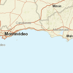 Canelones Department Street Map