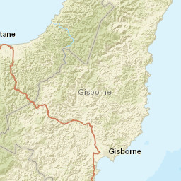 Gisborne District Street Map
