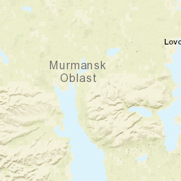 Murmansk Oblast Street Map