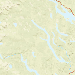 Västerbotten County Street Map
