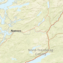 Nord-Trøndelag Street Map