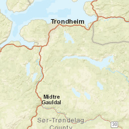 Sør-Trøndelag Street Map