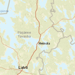 Päijänne Tavastia Street Map