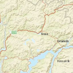 Hordaland Street Map