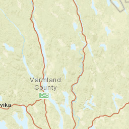 Värmland County Street Map