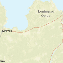 Leningrad Oblast Street Map