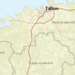 Harju County Street Map