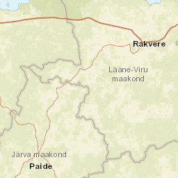 Järva County Street Map