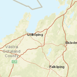 Västra Götaland County Street Map