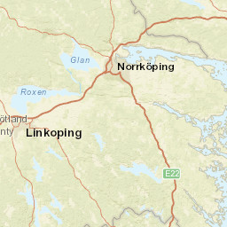 Östergötland County Street Map