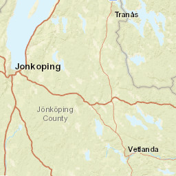 Jönköping County Street Map