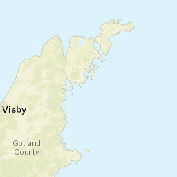 Gotland County Street Map
