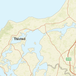 North Denmark Region Street Map