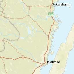 Kalmar County Street Map