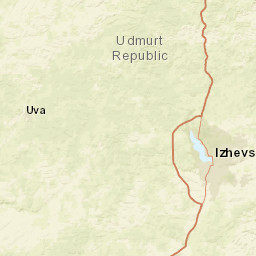 Udmurt Republic Street Map