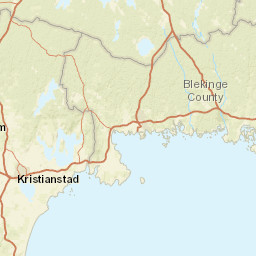 Blekinge Street Map