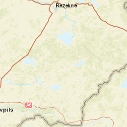 Rēzekne Street Map