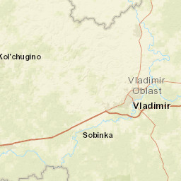 Vladimir Oblast Street Map