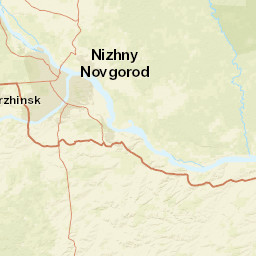 Nizhny Novgorod Oblast Street Map