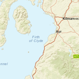 East Ayrshire Street Map