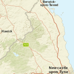 Northumberland Street Map