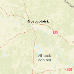 Vitebsk Region Street Map