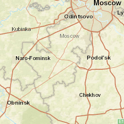 Moscow Street Map