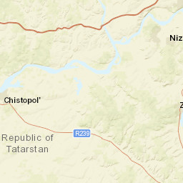 Republic of Tatarstan Street Map