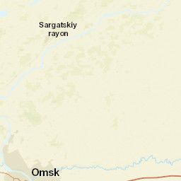 Omsk Oblast Street Map