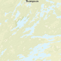 Mystery Lake Road, Thompson, MB R8N 0X2 Street Map