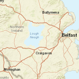 Down District Council Street Map