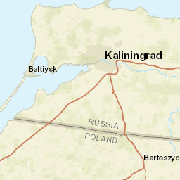 Kaliningrad Street Map