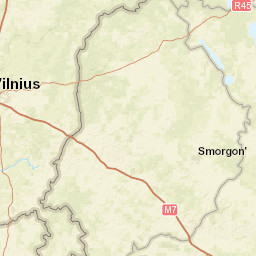 Šalčininkai District Municipality Street Map