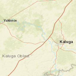 Kaluga Oblast Street Map