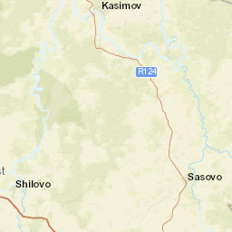 Ryazan Oblast Street Map