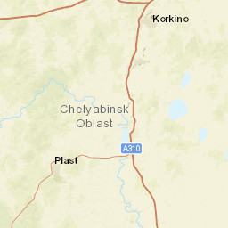 Chelyabinsk Oblast Street Map