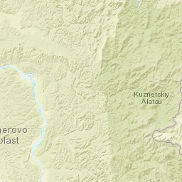 Kemerovo Oblast Street Map