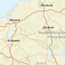 Mecklenburg-Vorpommern Street Map