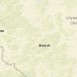 Ulyanovsk Oblast Street Map