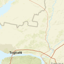 Samara Oblast Street Map