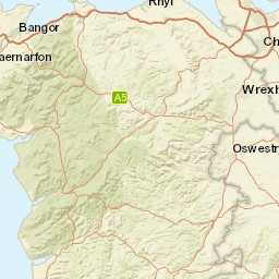 Conwy County Borough Street Map
