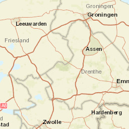 Drenthe Street Map