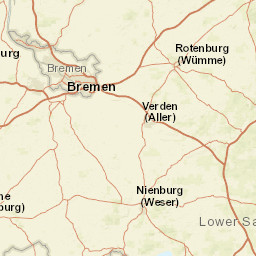 Bremen Street Map