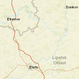 Lipetsk Oblast Street Map