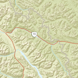 Southern Yellowhead Highway, Fraser-Fort George H Street Map