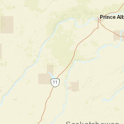 Saskatchewan Street Map