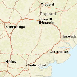 Cambridgeshire Street Map