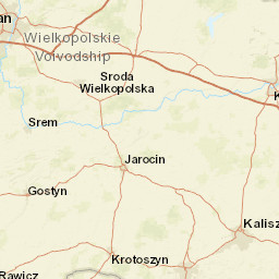 Greater Poland Voivodeship Street Map