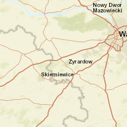 Masovian Voivodeship Street Map