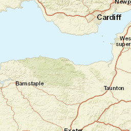 Bridgend County Borough Street Map